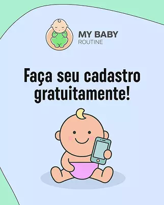 My Baby Routine - Banner: Faça seu cadastro gratuitamente